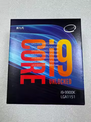 New FOR in box Intel Core i9-9900K LGA 1151 3.6GHz Octa-Core CPU Processor