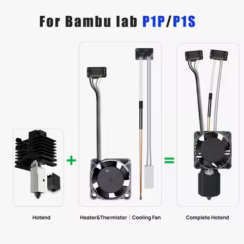 2510 Fan For Bambu Lab X1/P1 Hotend Cooling Fan With Cable Rapid cooling Fan For Bambu X1C P1S P1P 3