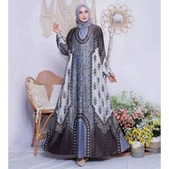 GAMIS SILKY MOTIF D1OR SILKY / GAMIS MODERN / GAMIS SERAGAMAN / BISA COD / PROMO / GAMIS PENGAJIAN /