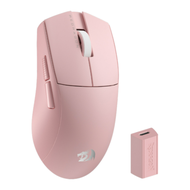 WIRELESS MOUSE (เมาส์ไร้สาย) REDRAGON K1ING M916 PRO (4K Hz) (PINK)