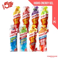 HIGH5 Energy Gel - Single Packet [High5 Aqua, Caffeine, Electrolytes, Training, Marathon, Running, C
