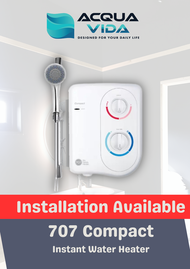 [Installation] 707 COMPACT Instant Water Heater in White