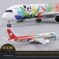 (Available) Airbus A350 Sichuan Airlines Sichuan Airlines Airplane Model with Wheels and