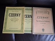 二手Czerny 鋼琴練習曲集 (Op. 599, Op. 299, Op.139)