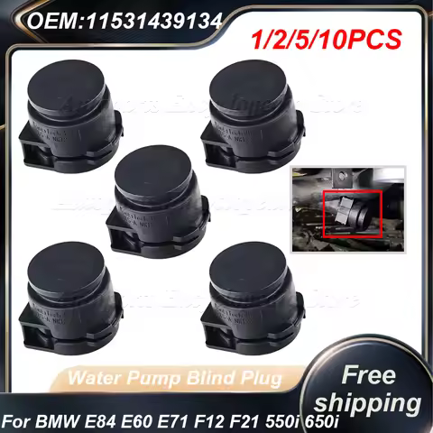 Water Pump Blind Plug For BMW E84 E60 E64 E70 E71 F12 F20 F21 F22 F30 550i 650i 750i Alpina B7 X5 X6