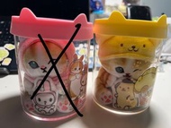[出］711 mofusand sanrio melody布甸狗印花公仔樽