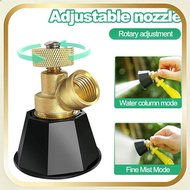 (COD) Agricultural 360 Adjustable Nozzle Garden Copper Black Cyclone Nozzle