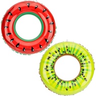 Pool Tubes, Inflatable Pool Floats for Kids, Inner Tubes for Pool, Summer Fruits Floating Swim Tube 
