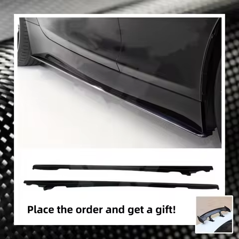 For BMW Z4 E89 09-16 Modified Carbon Fiber Side Skirt Side Spoiler Splitters Lip Trim Sport style Au