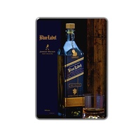 Retro Blue Label Johnnie Walker Pub Bar Wall Poster Tavern Tin Sign Shabby Chic Decor Metal Plaque