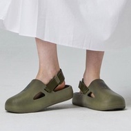 moz 巧巴達二代 舒適度升級 eva 2way 涼拖鞋(墨綠)