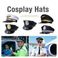 Cop Officer Pilot Navy Seaman Sailor Hat Occupational Career Photoshoot Costume Use