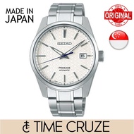 [Time Cruze] Seiko SPB165J Presage Japan Made Automatic White Dial Stainless Steel Men Watch  SPB165J1 SPB165