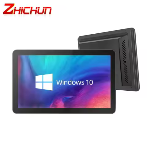 Win 10 Tablet 15.6/21.5/27/32 Inch Wall Mount Panel Tablet Android 11 12 RK3588 Rugged Black Flat Pa