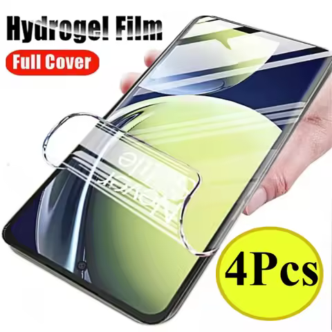 4PCS Full Cover Screen Protectors for Redmi 14C 13X 12C 10C 9A Clear Hydrogel Film for Redmi A5 A4 A