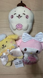 婚紗Melody 婚紗布甸狗 Sirotan海豹 Sanrio公仔