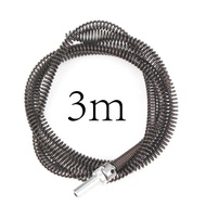 Alat Pembersih Pipa Mampet Pipe Cleaner Kawat Dengan Pipe Cleaner Kawat 3M/5M Adaptor Bor Cocok