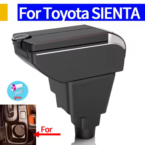 For Toyota SIENTA Armrest box For Toyota SIENTA car armrest box center storage box Retrofit USB char