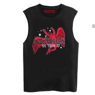 Zeppelin Airship Band Led Zeppelin Rock Sleeveless T-Shirt Men's Loose Sleeveless Vest Vest
