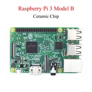 ชุดบอร์ดพัฒนาราสเบอร์รี่ Pi 3รุ่น B/ 3B + ของแท้: 4-Core 1.4GHz CPUแรม1GB2.4G & 5GWiFi4.2บลูทูธพร้อม