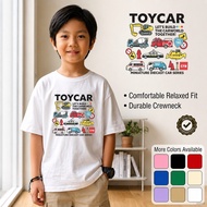 boys printed tshirt cute print toy car‐4 for 2-12 Years Kids Fashion Comfort
