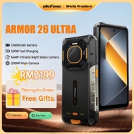 【In Selangor】Ulefone Armor 26 Ultra 5G Rugged Waterproof Smartphone 120W 15600mAh 200MP+64MP Smartph