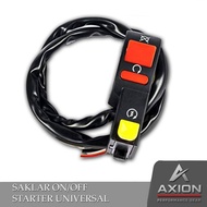 Universal Domino Handlebar Starter Switch On Off Switch for All Motorcycles