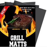  BBQ GRILLING MATS 30X40CM HIGH TEMPERATURE NON-STICK BARBAQUE/