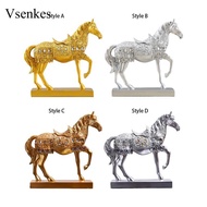 [Vsenkes] Horse Figurine Decoration Horse Figurine Horse Sculpture Horse Ornaments for TV Cabinet Li