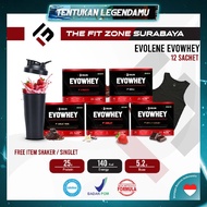 Evolene Whey protein 456 Grams 12 Sachets BPOM HALAL Evolene Evowhey Whey protein