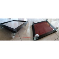 Quality Solid Aluminium Gas Cylinder 4 Wheel roller/ Gas Tank Roller / Multipurpose 4 Wheel Trolley