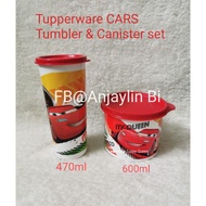 Tupperware CARS Tumbler &amp; Canister Set