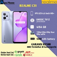 REALME C31 4/64 GB NEW ORIGINAL SEGEL GARANSI RESMI