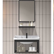 [Sg Sellers] Floor-Standing Wash Basin Assembled Cabinet Ceramic Bathroom Cabinet Washbasin Bathroom Wash Basin bathroom mirror cabinet vanity cabinet bathroom Waterproof Rustproof