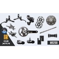 GROUPSET Shimano XTR M9200/M9250 Di2 12-Speed - warranty 3years