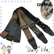 DAPHNE Guitar Belt, Easy to Use Pure Cotton Guitar Strap, Universal Vintage End Adjustable Guitar Accessories Electric Bass Guitar
