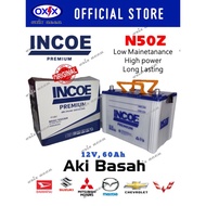 Aki Mobil Incoe Premium N50Z Original