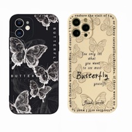 Butterfly Casing OPPO Realme 8 5G C11 C15 C12 C21Y C25Y 8 6 Pro 5 5S 10 4G A3S A5S A12 A7 A9 2020 A52 A92 A72 4G A12S A11K F9 Case Camera Protective Cartoon Matte Square Soft Cover