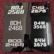 NUMBER PLATE MOTOR CRISTAL ( BDJ/C4W/D4W/BDH/BDG/B4W )