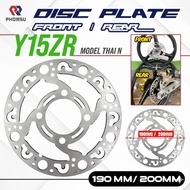 PHOMSU DISC PLATE YAMAHA Y15ZR FRONT / REAR MODEL N 190MM / 200MM PIRING DISK DEPAN BELAKANG PHOMSU