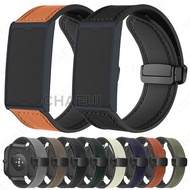 Leather Strap Silicone Watchband Bracelet Accessories for Amazfit Helio Strap