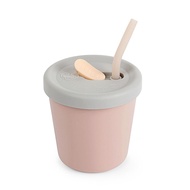 紐西蘭 HaaKaa - 矽膠水杯吸管組-粉色-150ml