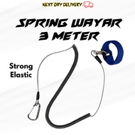 【3 METER】Spring Wayar 3meter Grip Fishing Rod / Playar Mancing Anti Lost Fumble Steel Spring Wire Fi