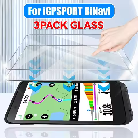 For IGPSPORT BiNavi Screen Protector 9H Tempered Glass Film Anti-Scratch Explosion-Proof Protective