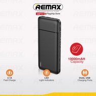 [Remax Energy] RPP-96 Lango Series 10000mAh PowerBank Fast Charge 2.1A Output 2 USB Ports