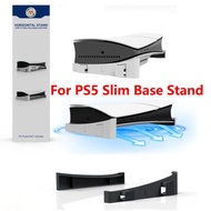 For PS5 Slim Console Holder Horizontal Bracket Stand PS5 Slim Base Stand for Playstation 5 Slim Disc &amp; Digital Editions