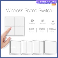 4 Gang/4-way Panel Tuya Smart Zigbee Scene Button Switch Wireless Automation Scenario For Tuya Devices New 2023 future