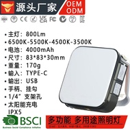 WARSUN CP36 Small Square Camping Light Solar Tent Light Rechargeable Outdoor Lighting Camping Light 