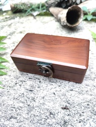 Gift kotak penyimpanan kayu jati/ Tempat tembakau tingwe tanpa sekat handmade