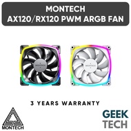 MONTECH AX120 RX120 AX140 RX140 PWM ARGB 120mm 140mm Case Fan PC Fan PWM Fan Reversed Fan